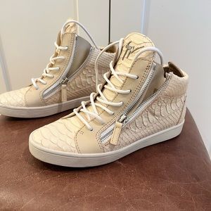Giuseppe Zanotti leather high top sneakers